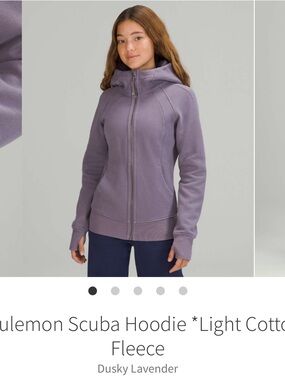lululemon athletica Scuba Hoodie in Dusky Lavender